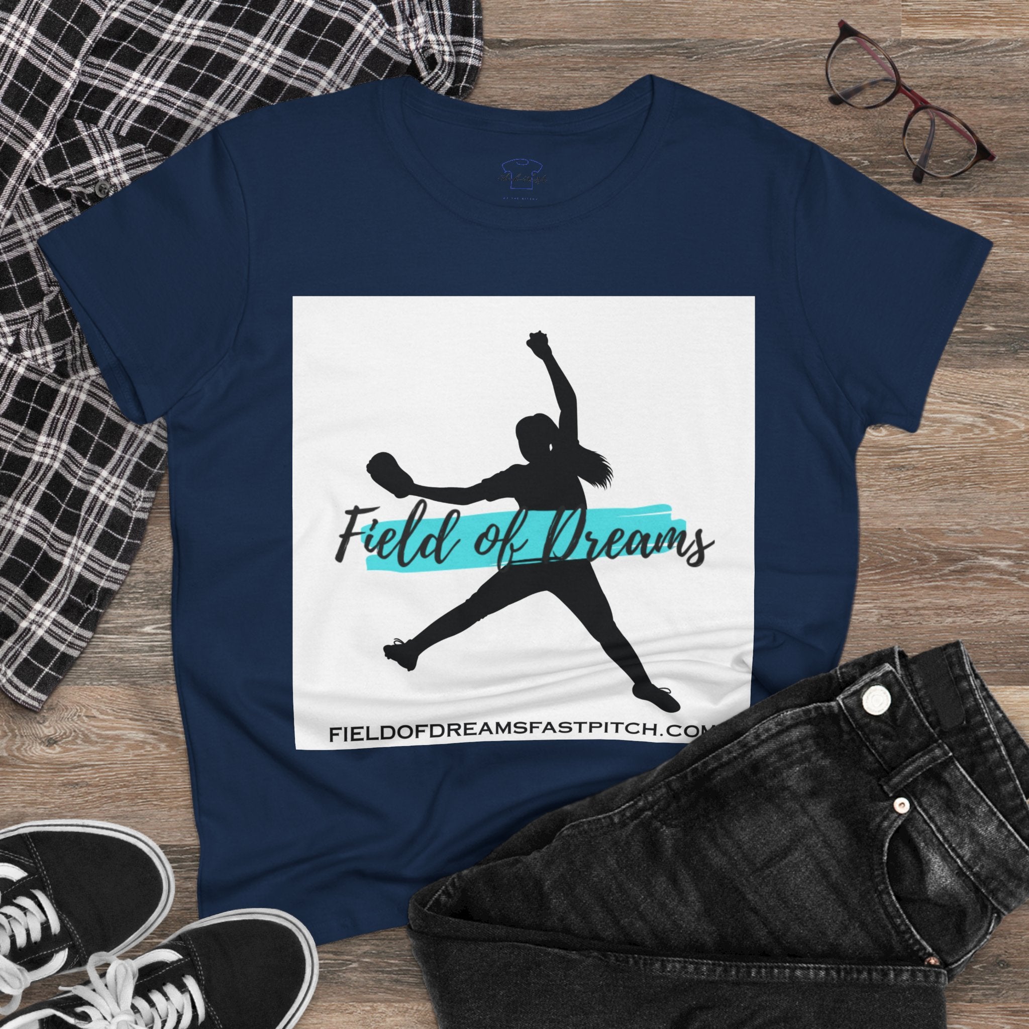 Chick-Shirts ~ Field Of Dreams Fastpitch Tee