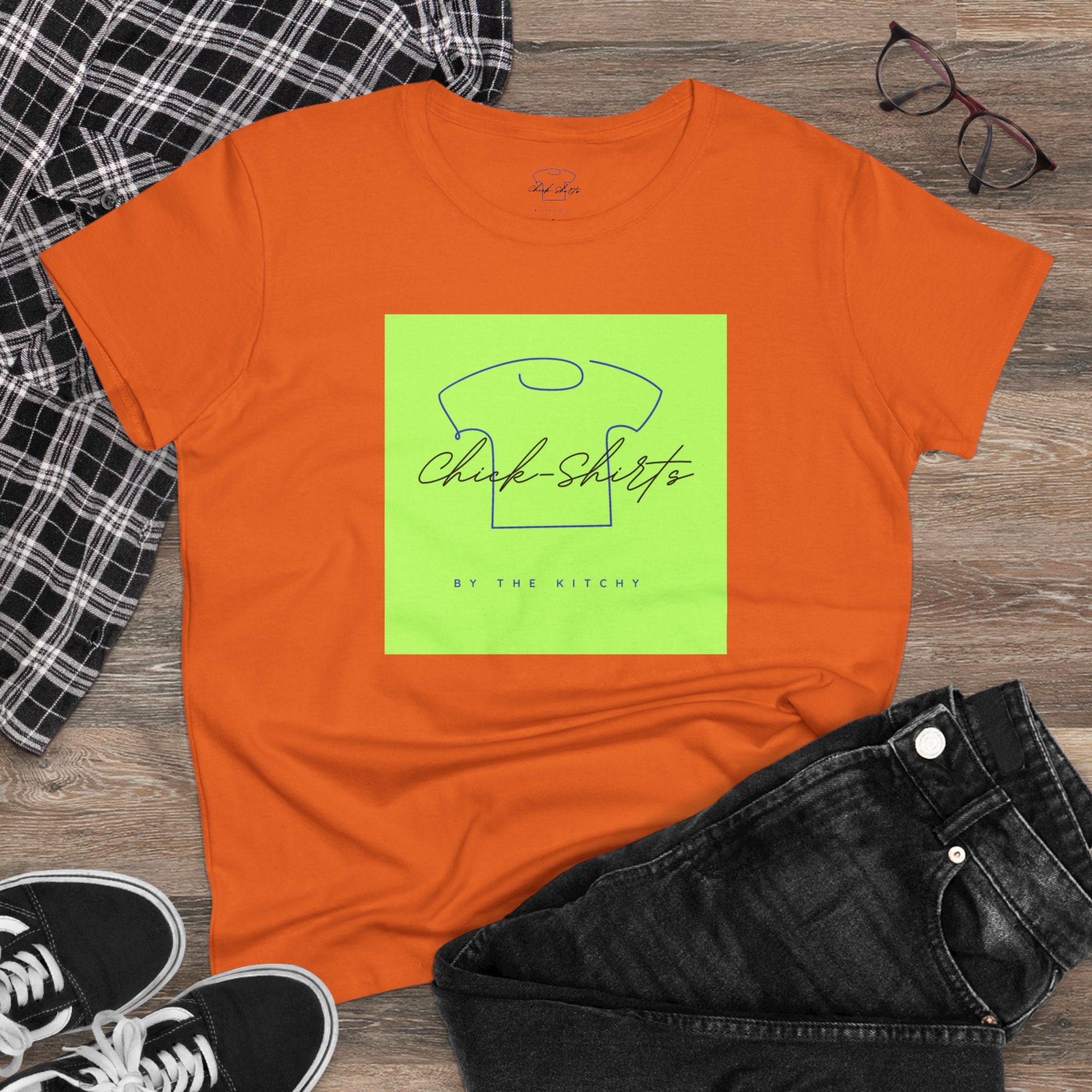 Chick-Shirts ~ LOGO Women's Cotton Tee