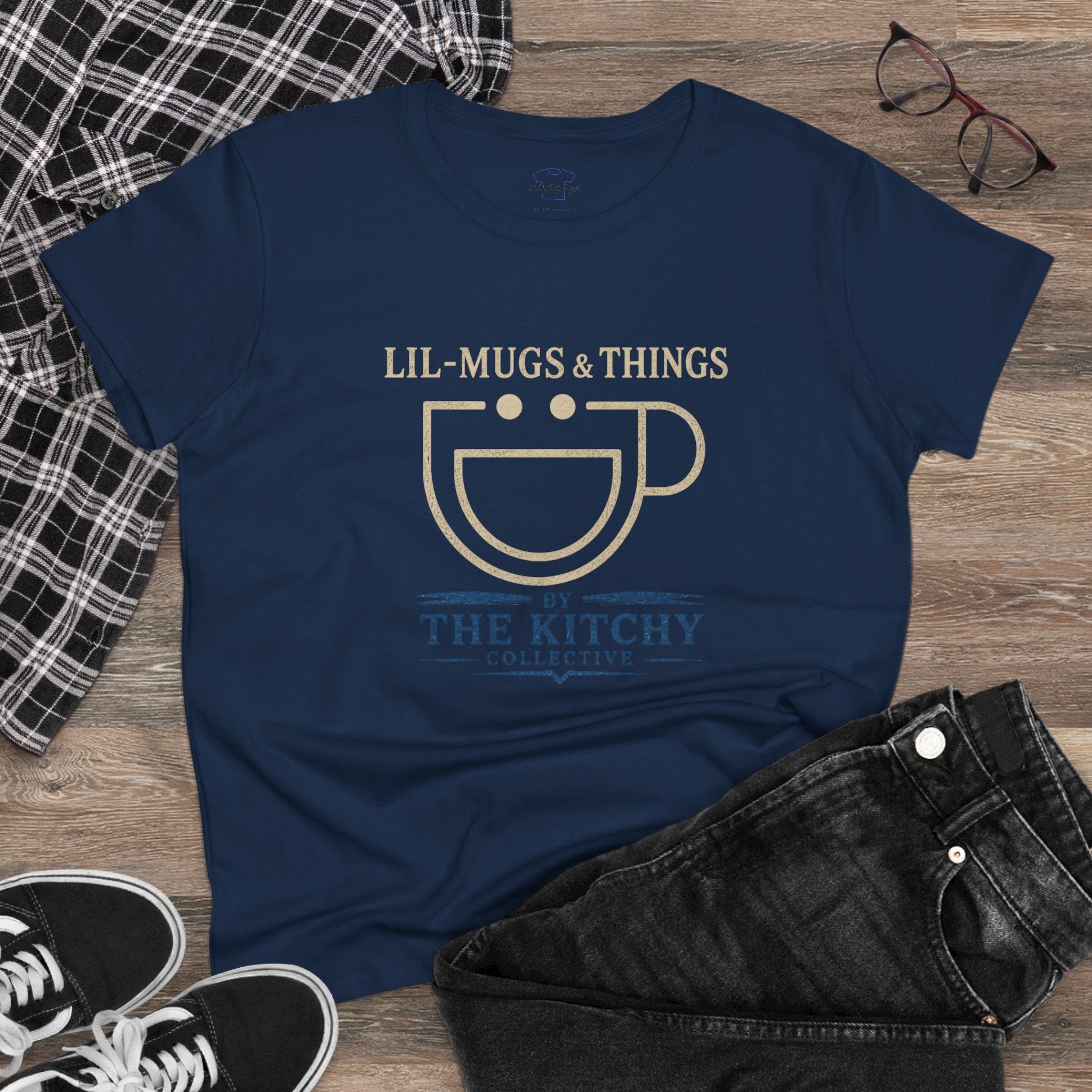 Chick-Shirts ~ Lil-Mugs & Things LOGO Women's Tee