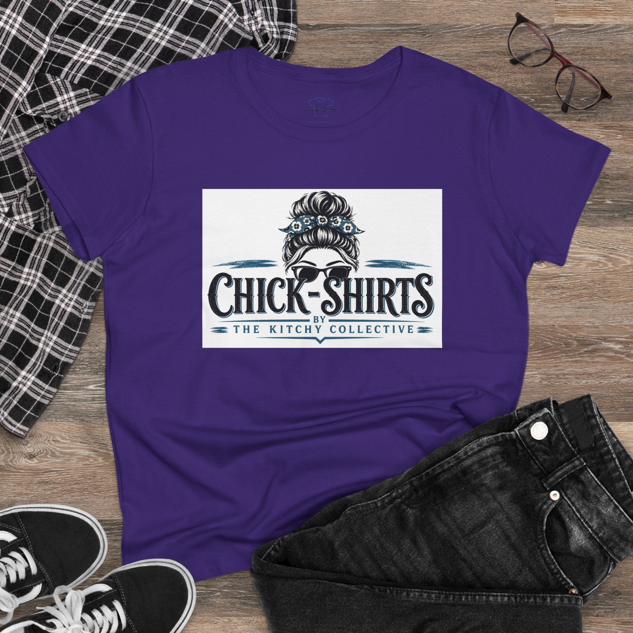 Chick-Shirts ~ LOGO Women's Cotton Tee