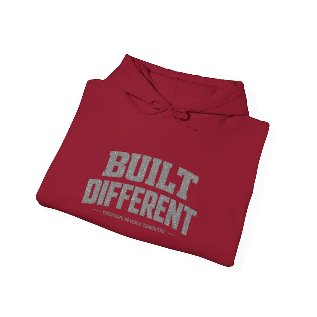 Dude-Shirts ~ Built Different  — Athletic Pullover Hoodie