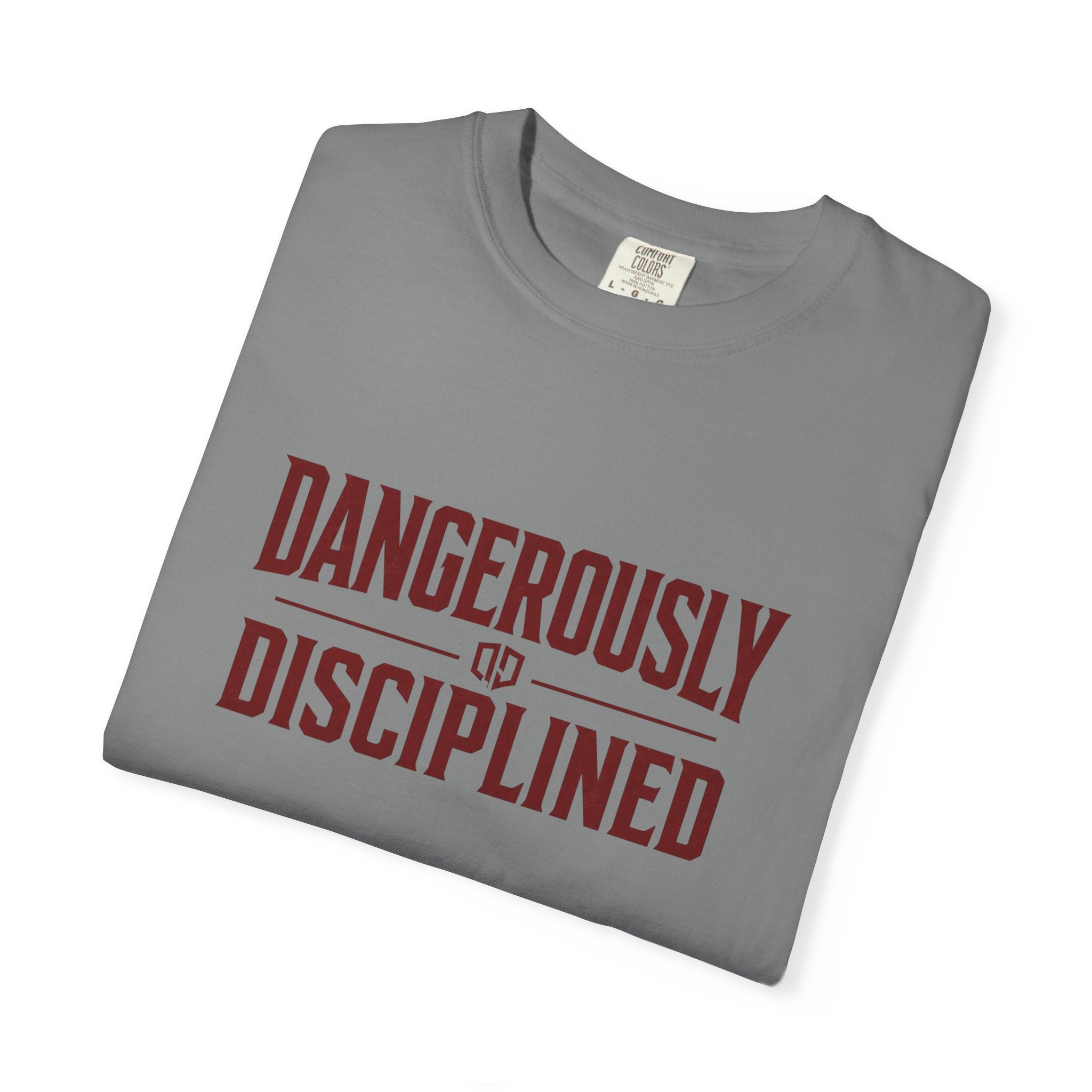 Dude-Shirts ~ Dangerously Disciplined Graphic Tee