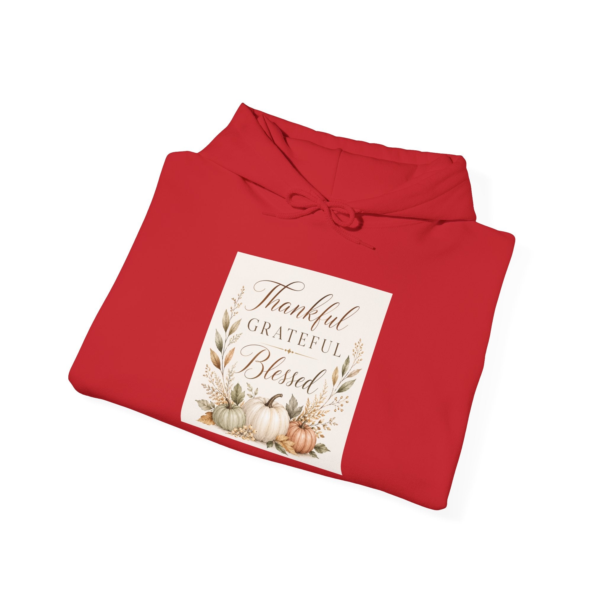 Chick-Shirts ~ Thankful Grateful Blessed Hoodie