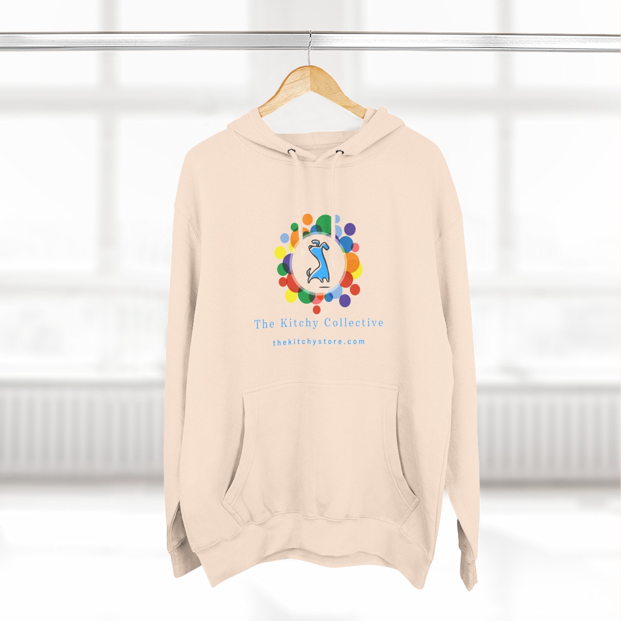 Chick-Shirts ~ THE KITCHY Fleece Pull-over Hoodie with Kangaroo Pocket