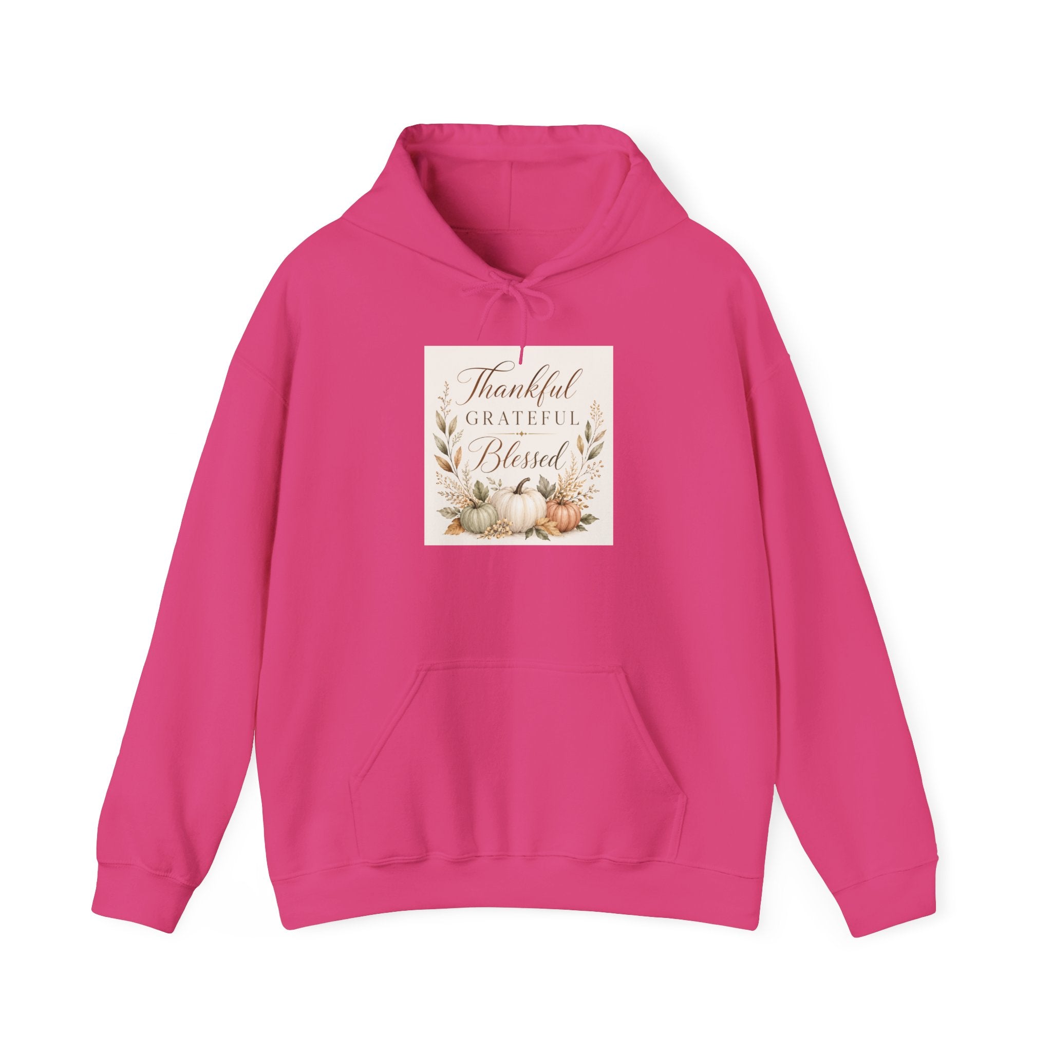 Chick-Shirts ~ Thankful Grateful Blessed Hoodie