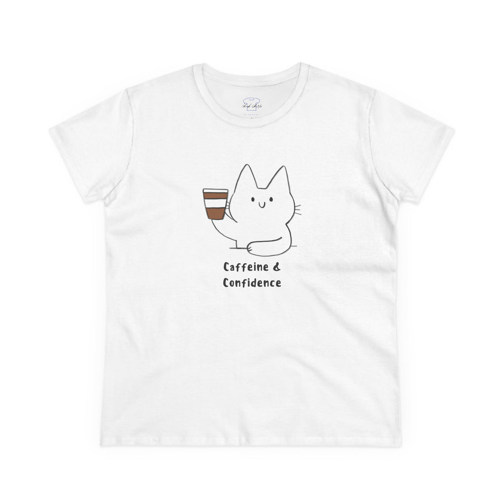 Chick-Shirts ~ Caffeine & Confidence -Women's Tee