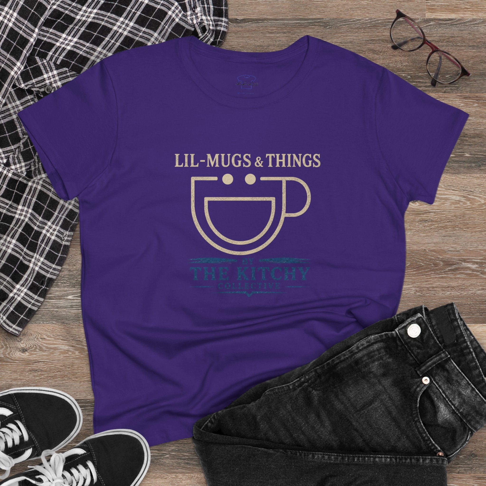 Chick-Shirts ~ Lil-Mugs & Things LOGO Women's Tee