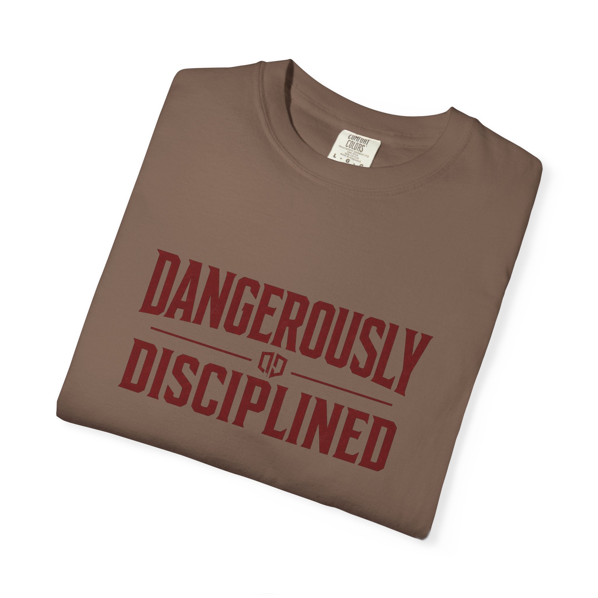 Dude-Shirts ~ Dangerously Disciplined Graphic Tee
