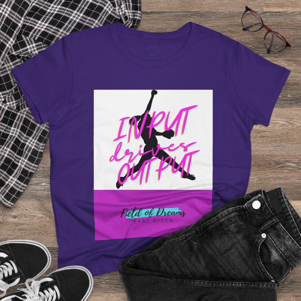 Chick-Shirts ~ Field of Dreams INPUT DRIVES OUTPUT Tee