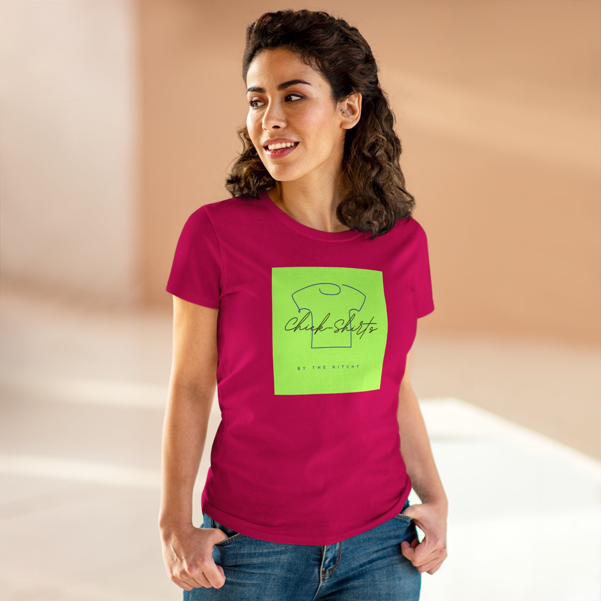 Chick-Shirts ~ LOGO Women's Cotton Tee