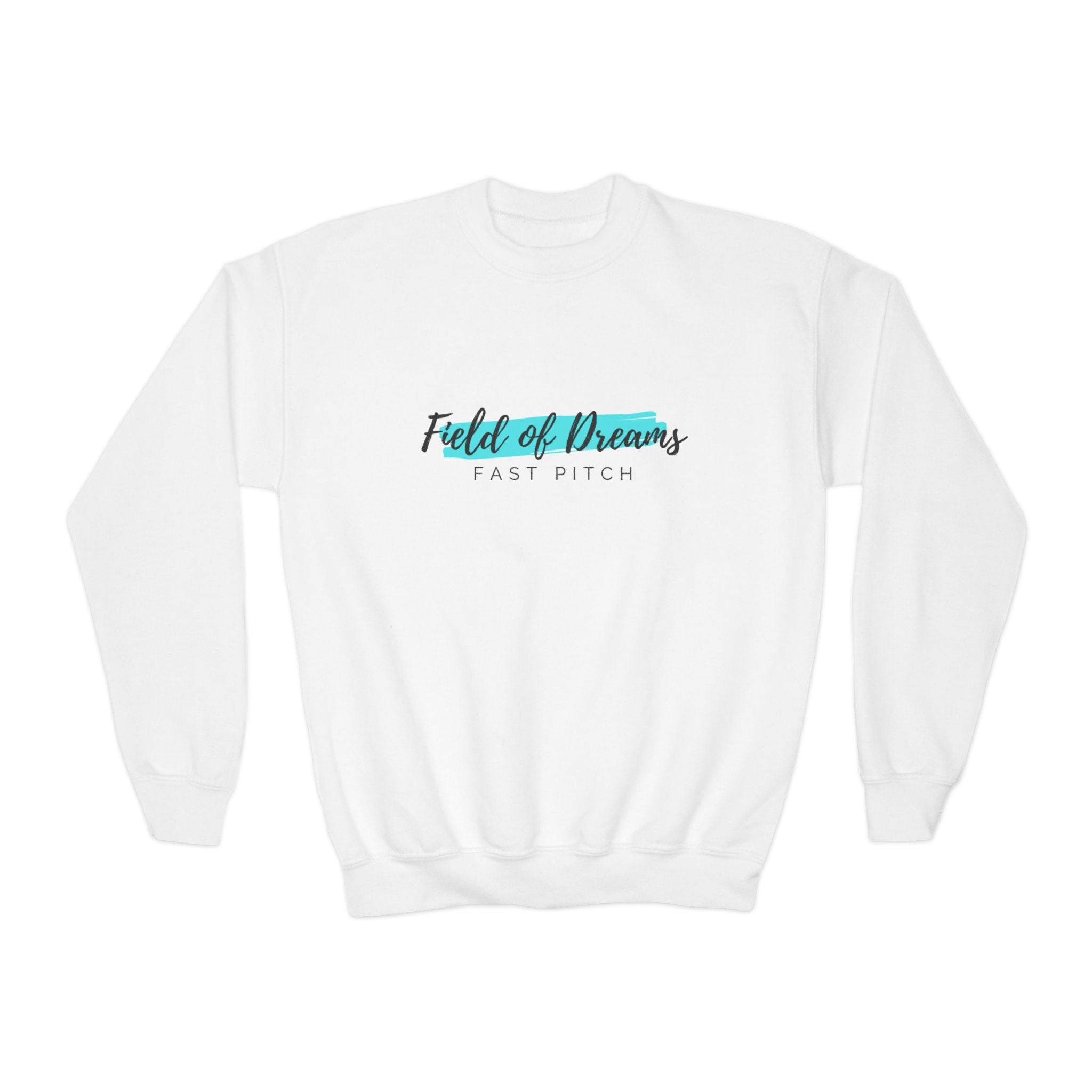 Chick-Shirts ~ Field of Dreams Fast Pitch YOUTH Crewneck