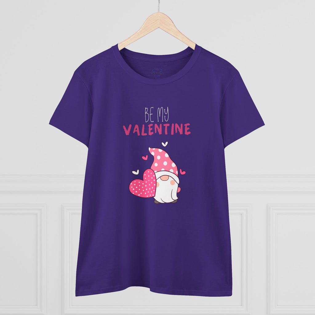 Gnome Be My Valentine ~ Women's Midweight Cotton Tee