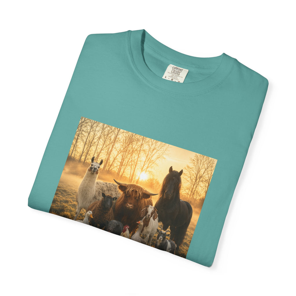 Chick-Shirts ~ 'The Usual Suspects' Farm Animals T-Shirt