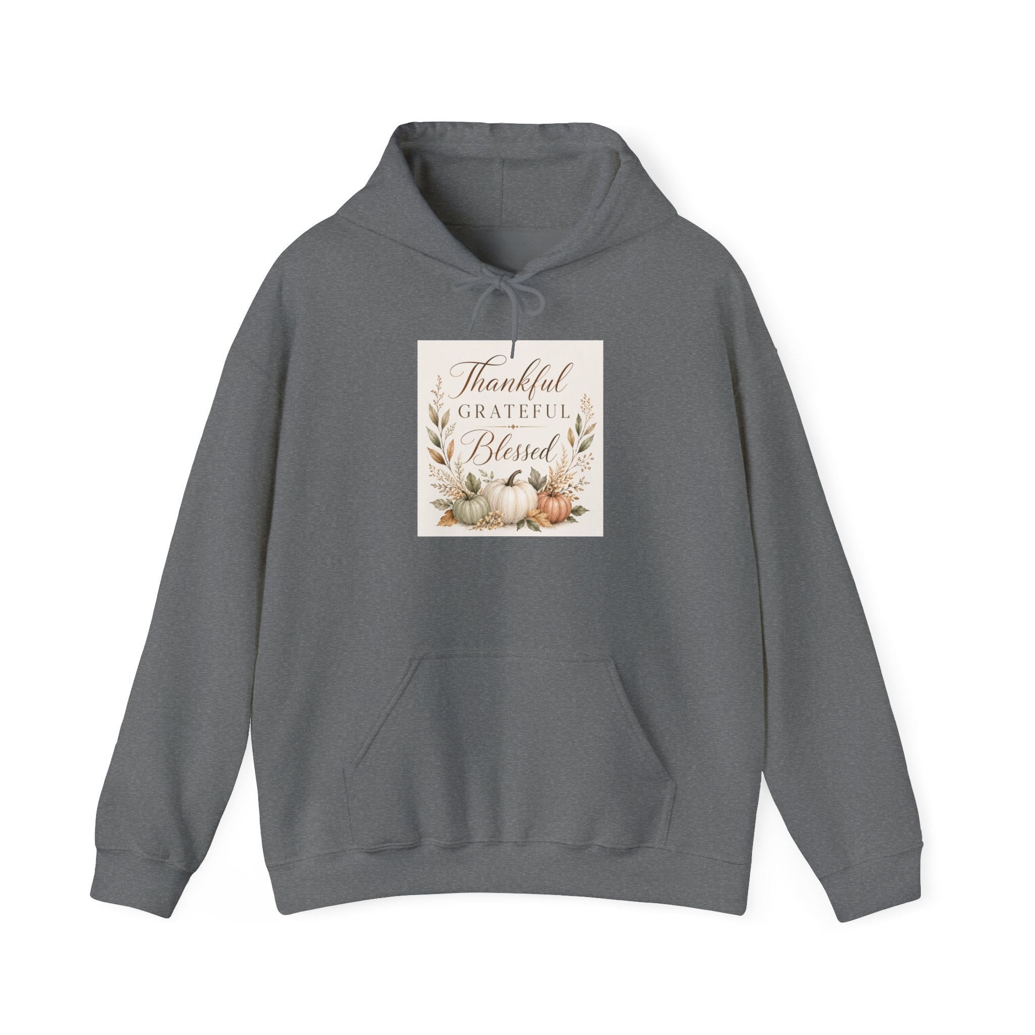 Chick-Shirts ~ Thankful Grateful Blessed Hoodie