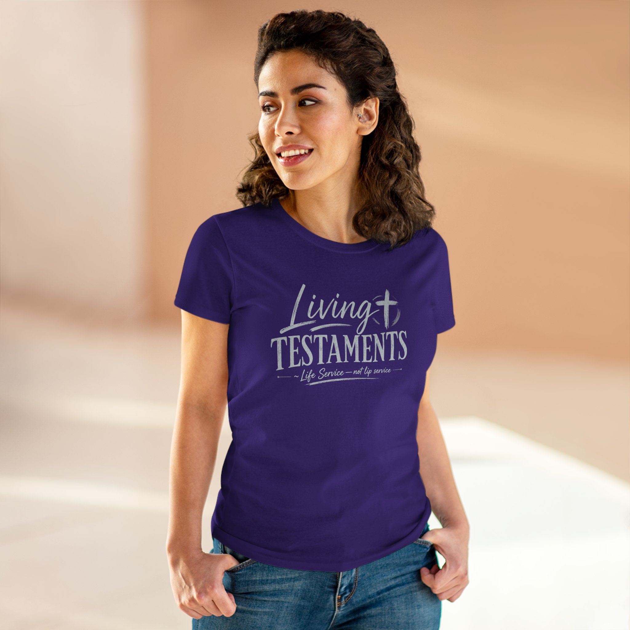 Chick-Shirts ~ Living Testaments  "Life Service — not lip service"