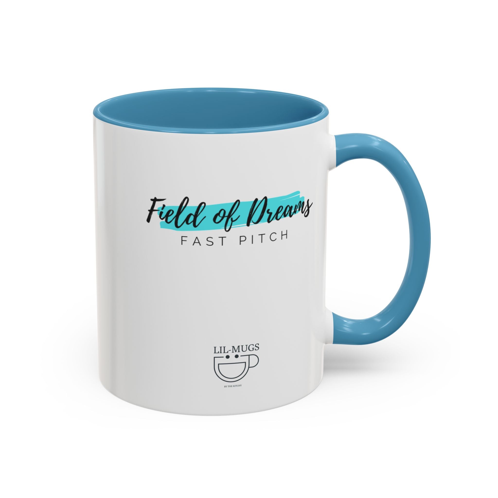 Lil-Mugs ~ Field of Dreams Fast Pitch Coffee Mug  11oz or 15oz Ceramic Coffee Cup