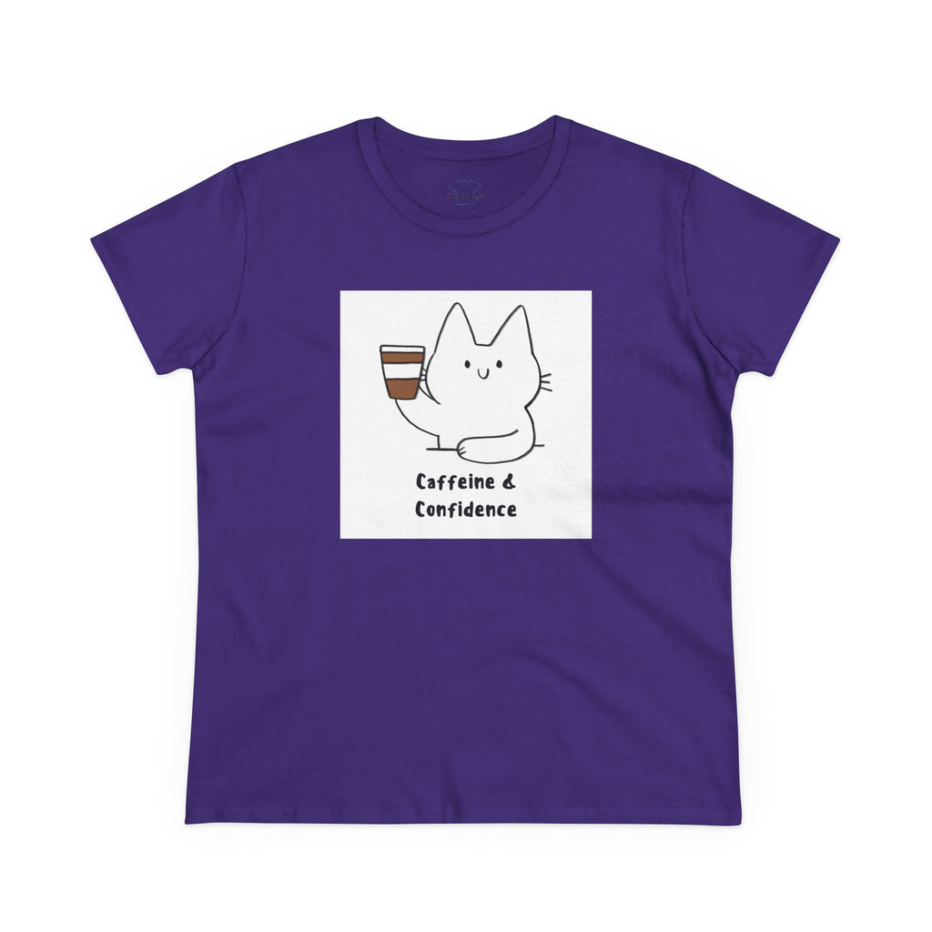 Chick-Shirts ~ Caffeine & Confidence -Women's Tee