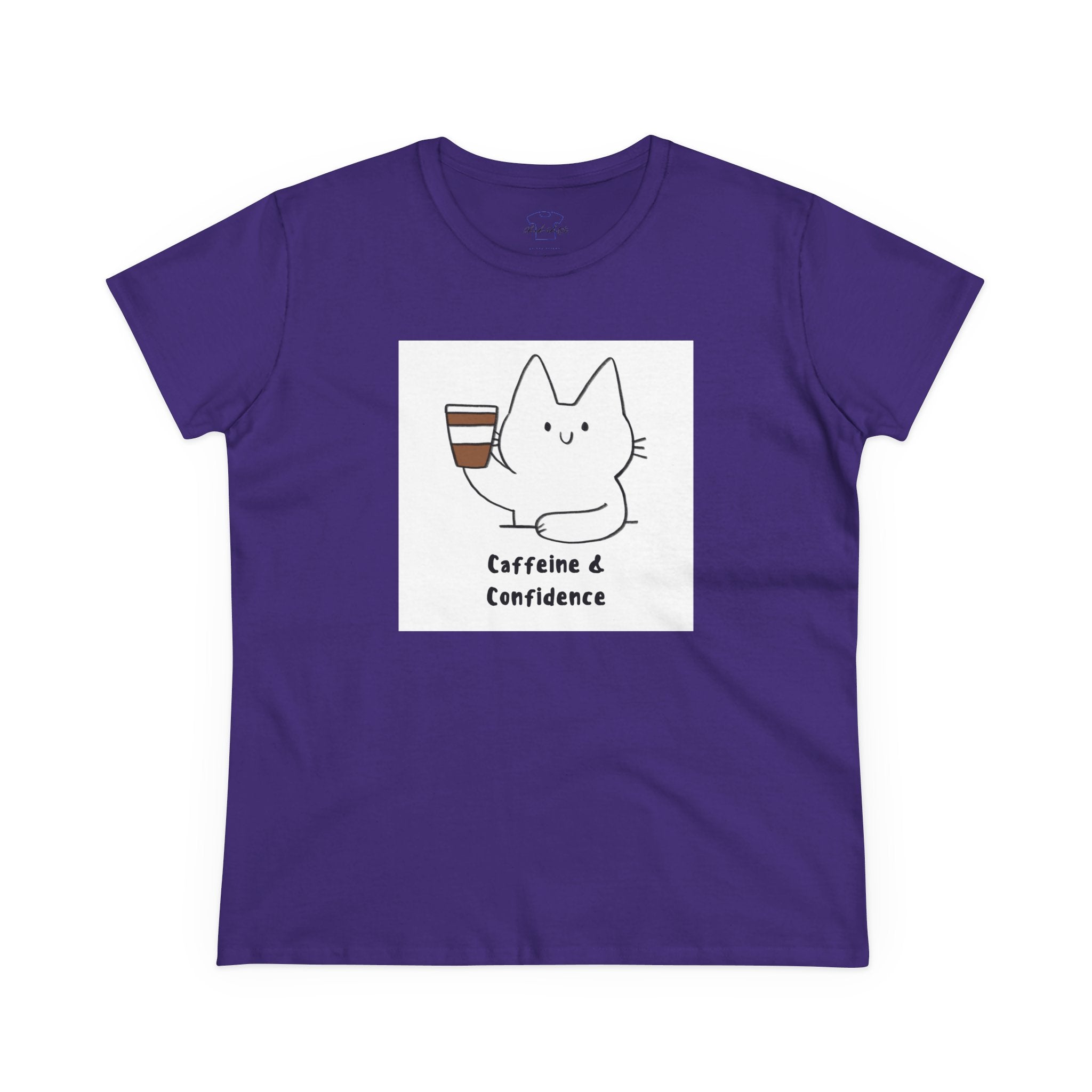 Chick-Shirts ~ Caffeine & Confidence -Women's Tee
