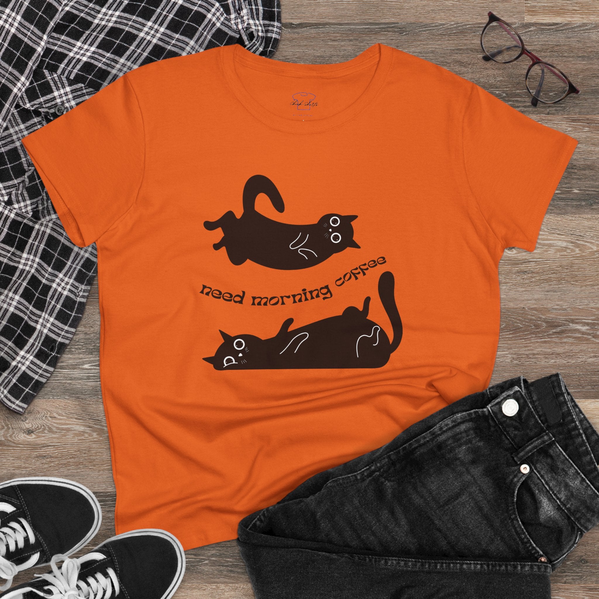 Chick-Shirts ~ Need Morning Coffee Women's Tee