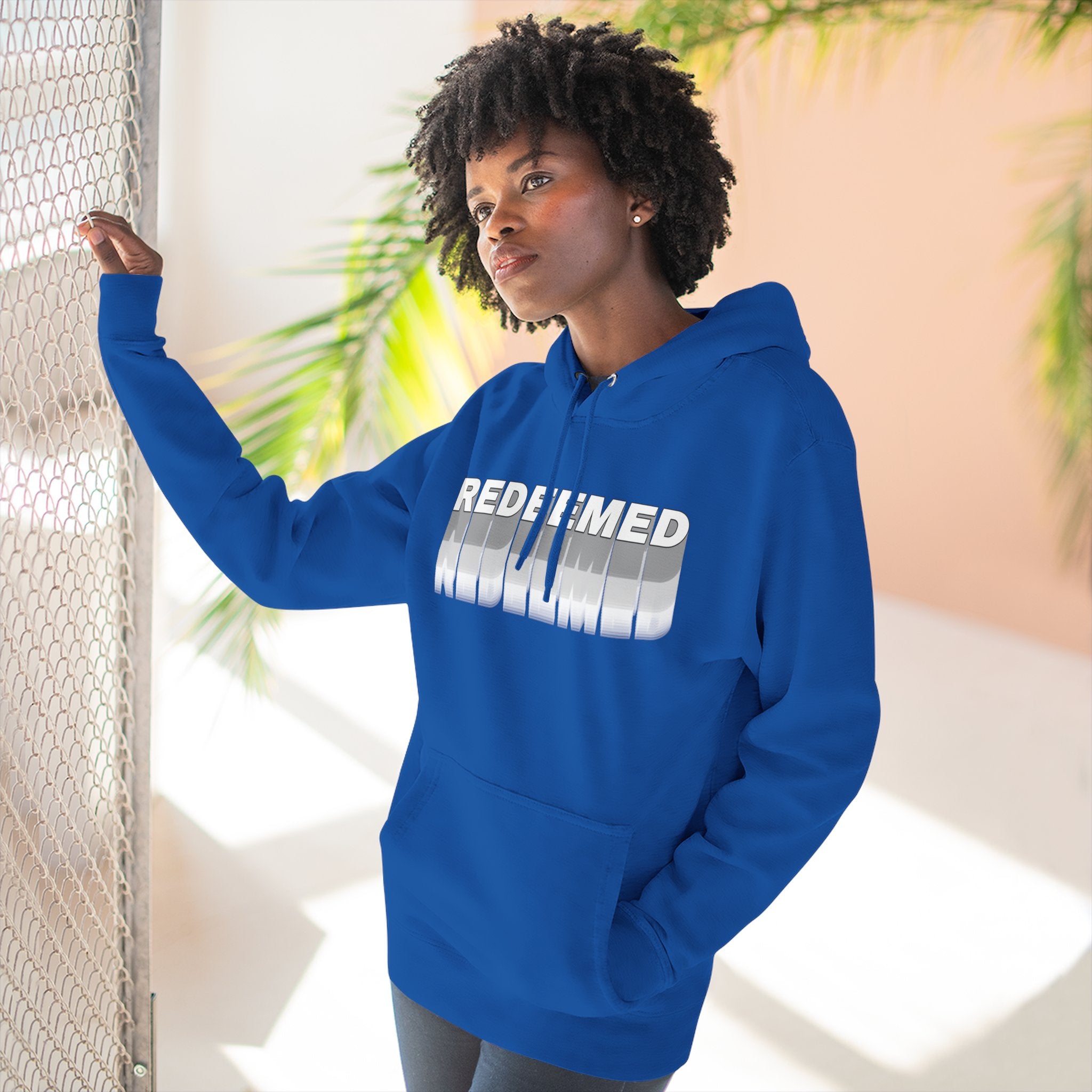 Chick-Shirts ~ Redeemed Inspirational Pullover Hoodie