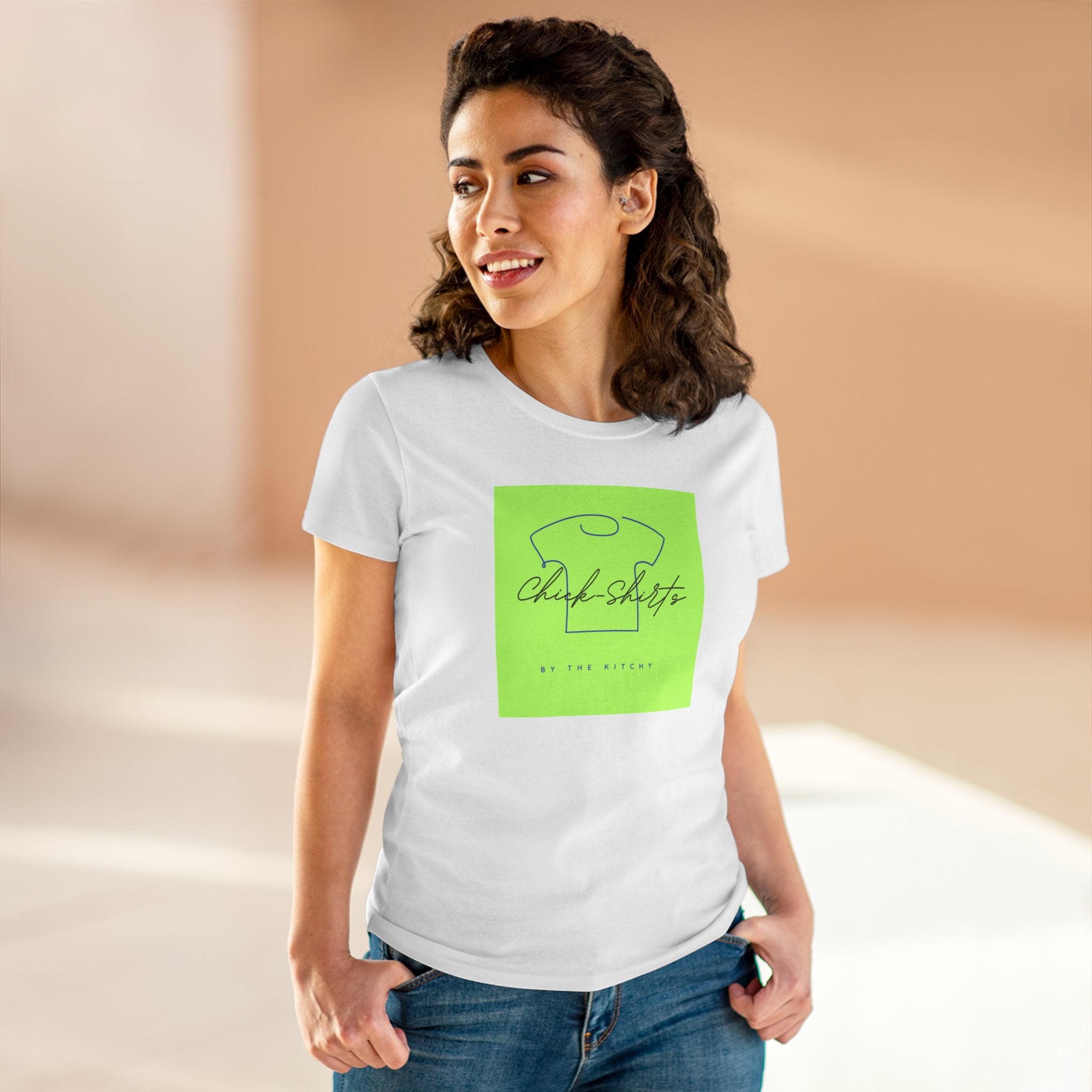 Chick-Shirts ~ LOGO Women's Cotton Tee