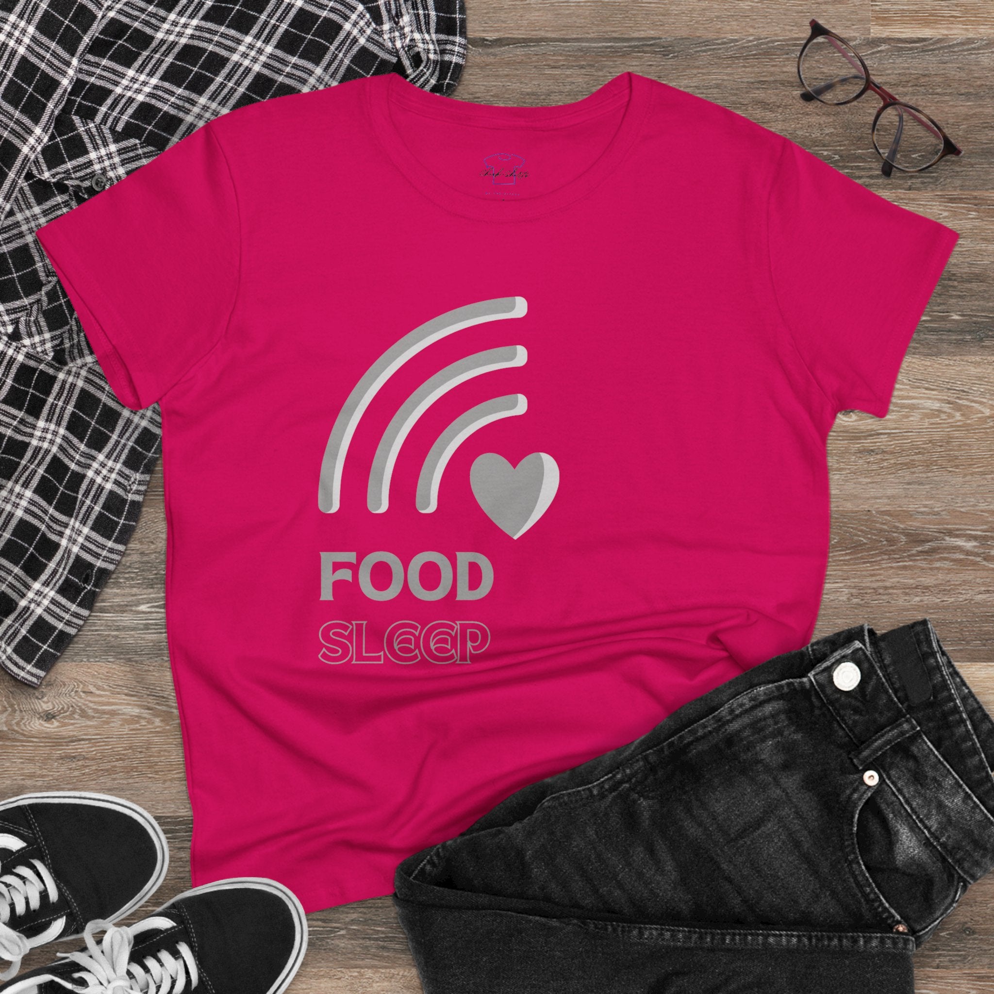 Chick-Shirts ~ WIFI, FOOD, SLEEP Women's Tee