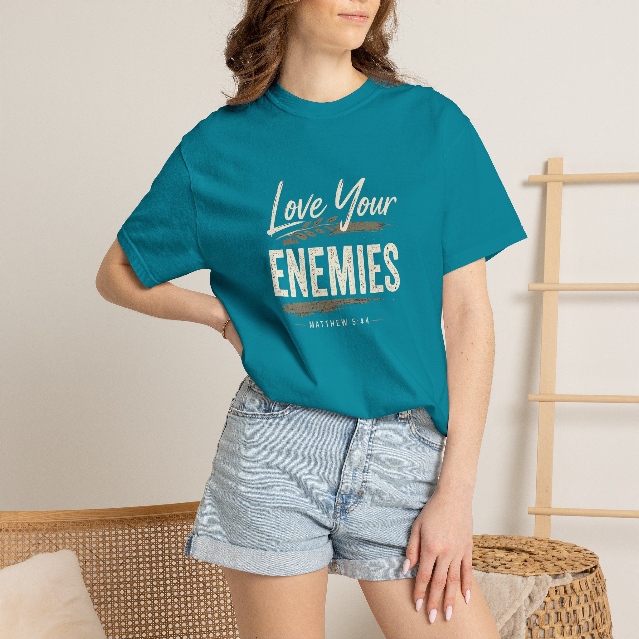 Chick-Shirts ~ Love Your Enemies — Graphic Tee