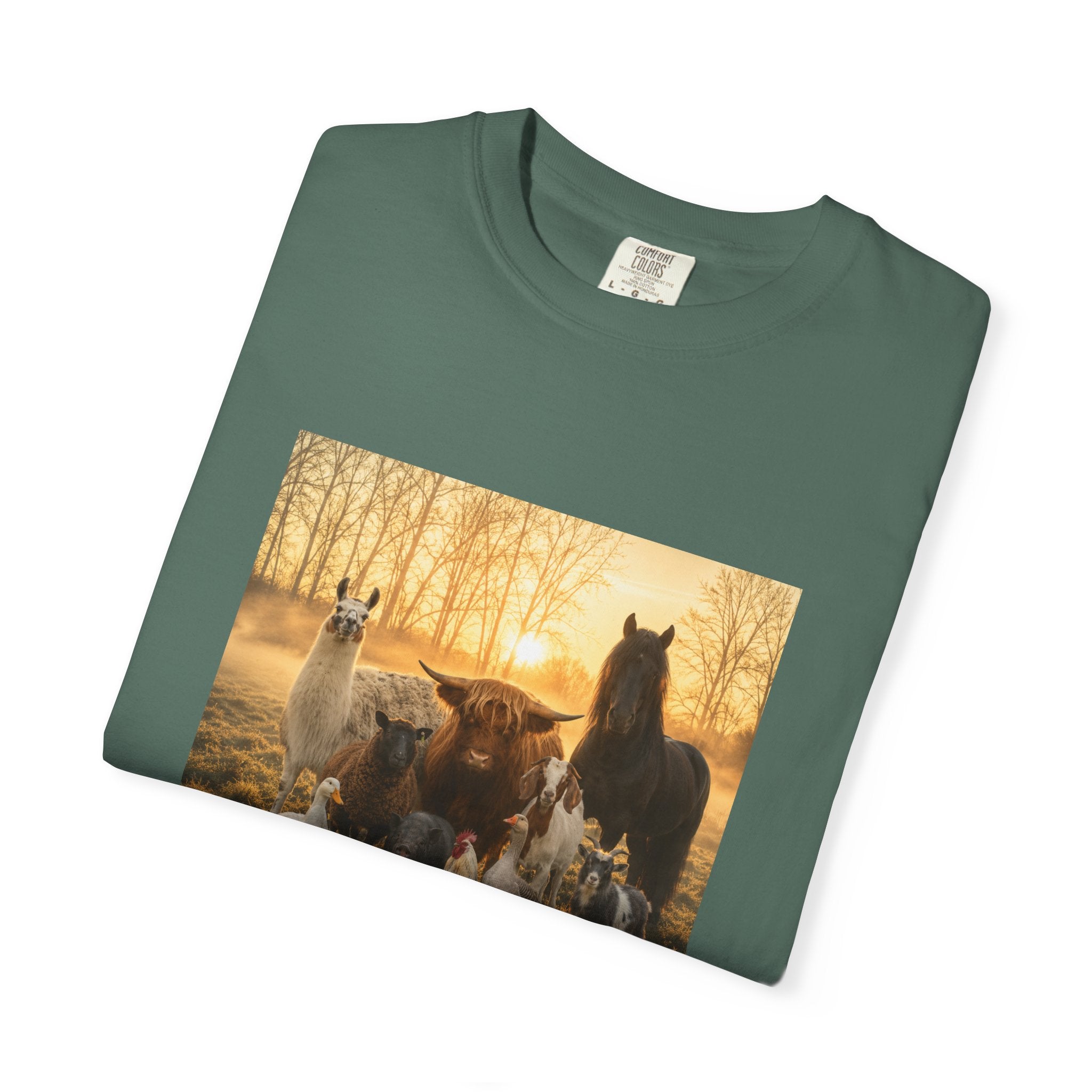 Chick-Shirts ~ 'The Usual Suspects' Farm Animals T-Shirt