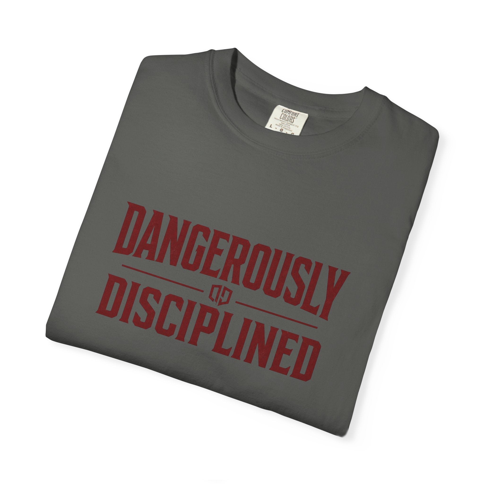 Dude-Shirts ~ Dangerously Disciplined Graphic Tee