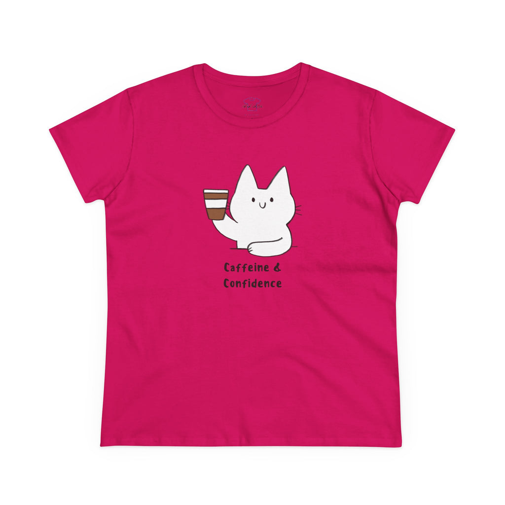 Chick-Shirts ~ Caffeine & Confidence -Women's Tee