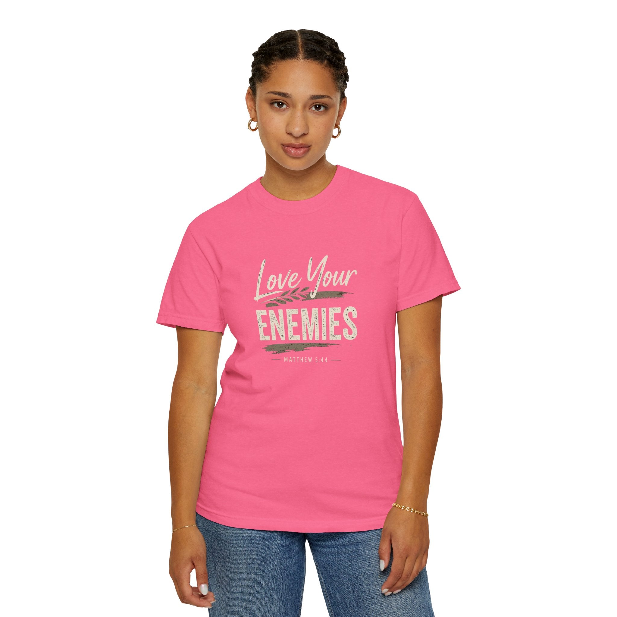 Chick-Shirts ~ Love Your Enemies — Graphic Tee