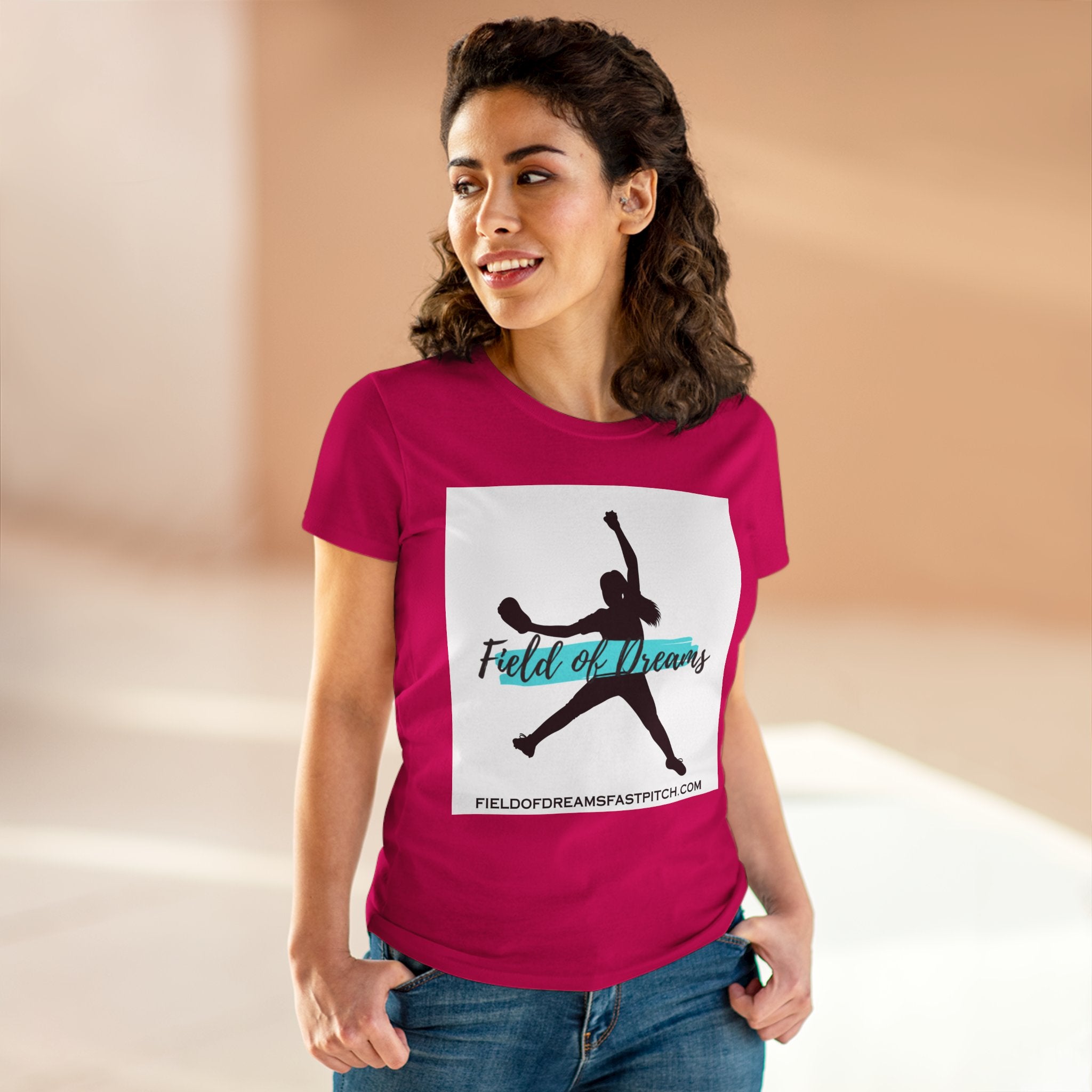 Chick-Shirts ~ Field Of Dreams Fastpitch Tee