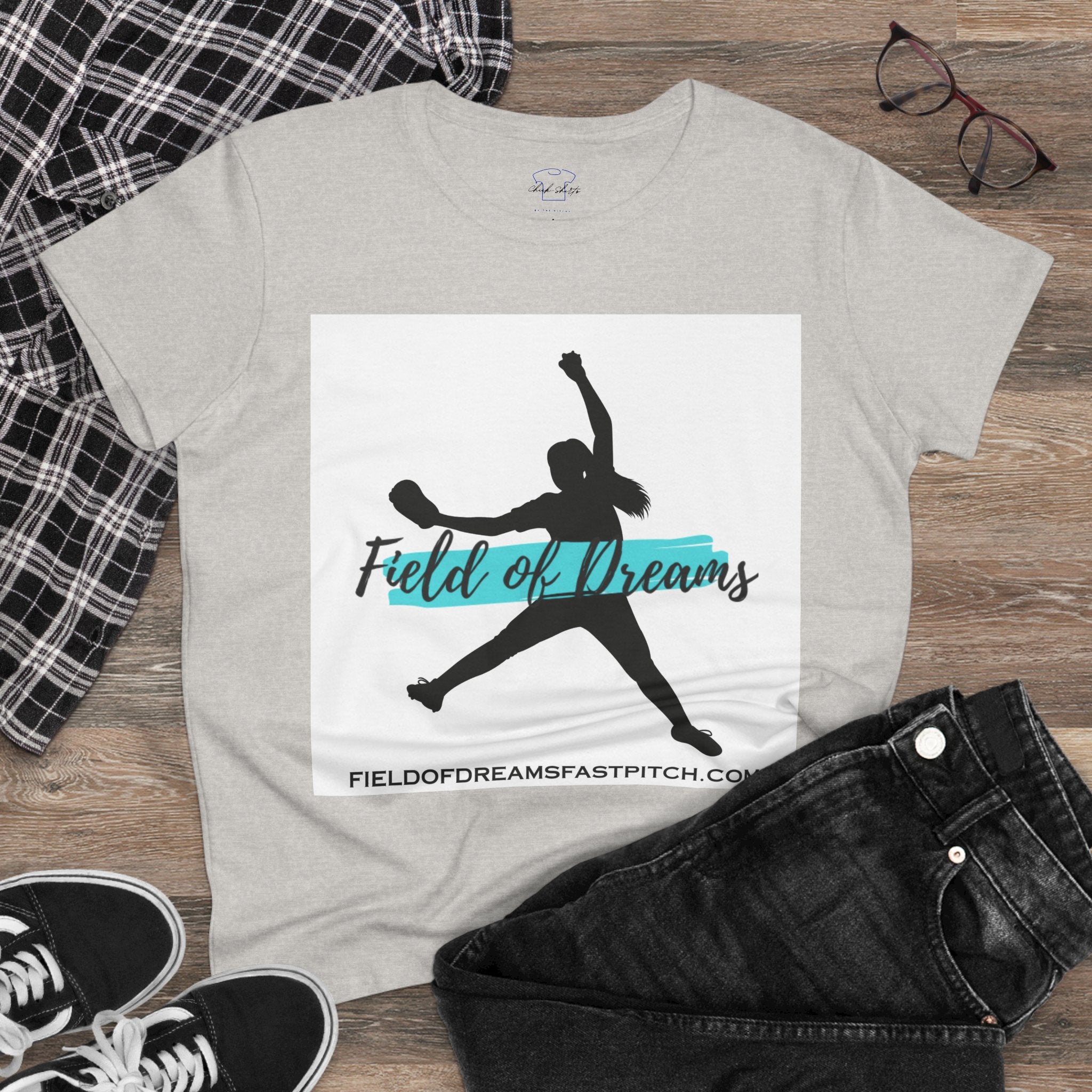 Chick-Shirts ~ Field Of Dreams Fastpitch Tee