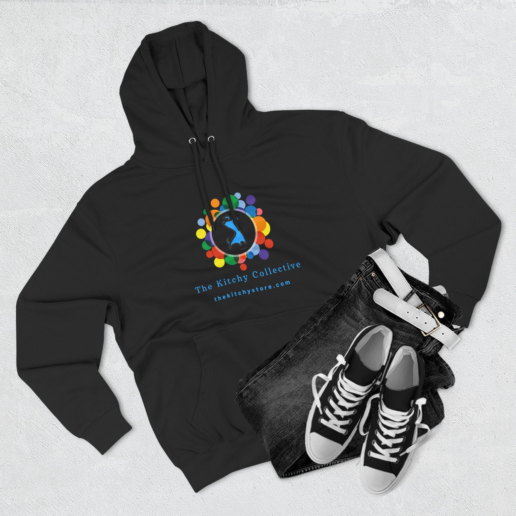 Dude-Shirts ~ THE KITCHY Fleece Pull-over Hoodie with Kangaroo Pocket