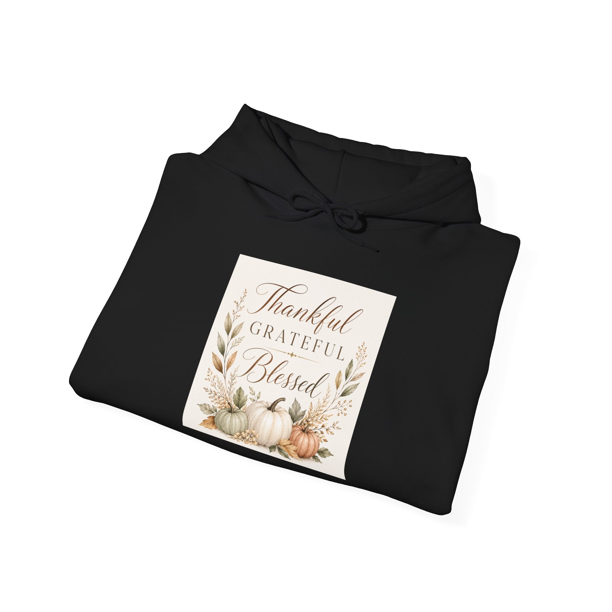 Chick-Shirts ~ Thankful Grateful Blessed Hoodie