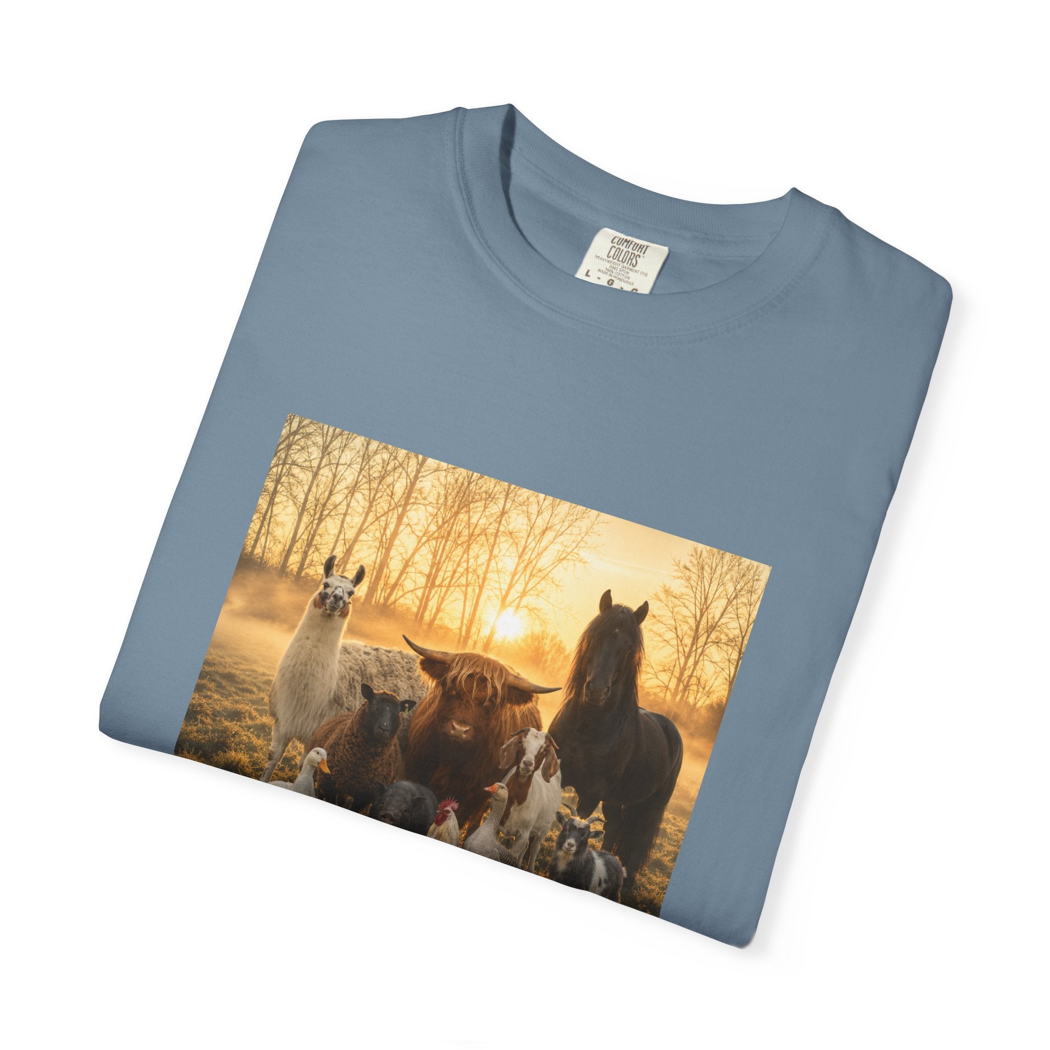 Chick-Shirts ~ 'The Usual Suspects' Farm Animals T-Shirt