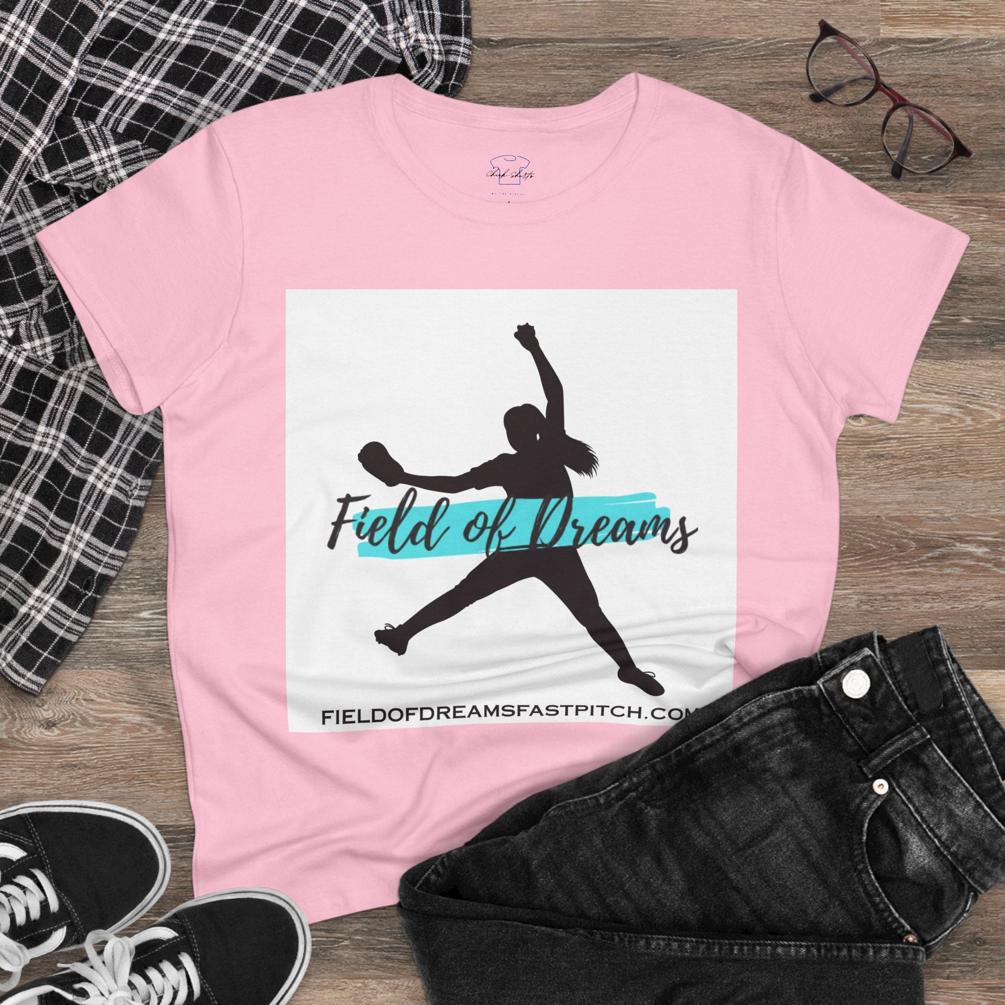 Chick-Shirts ~ Field Of Dreams Fastpitch Tee