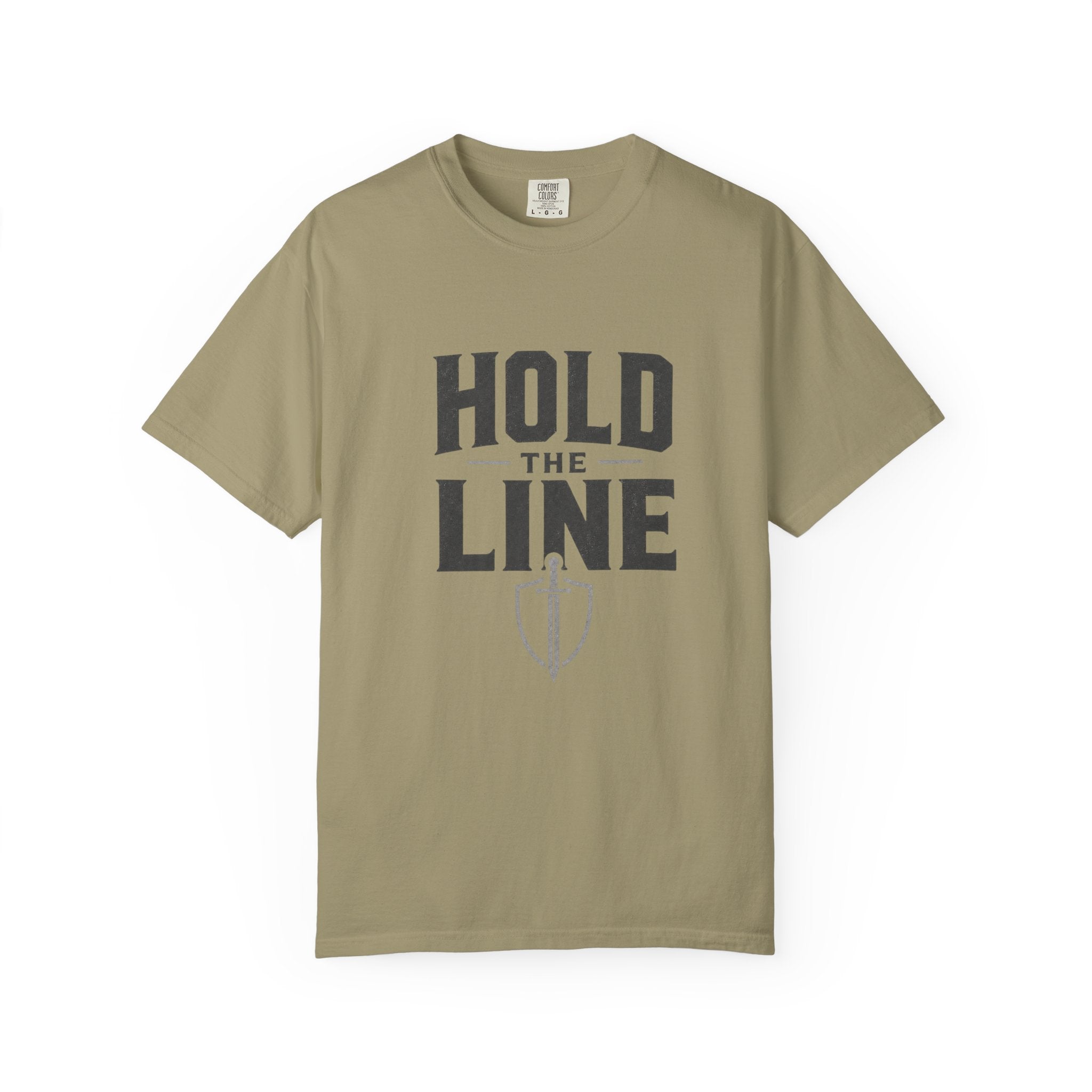 Dude-Shirts ~ Hold The Line Graphic Tee
