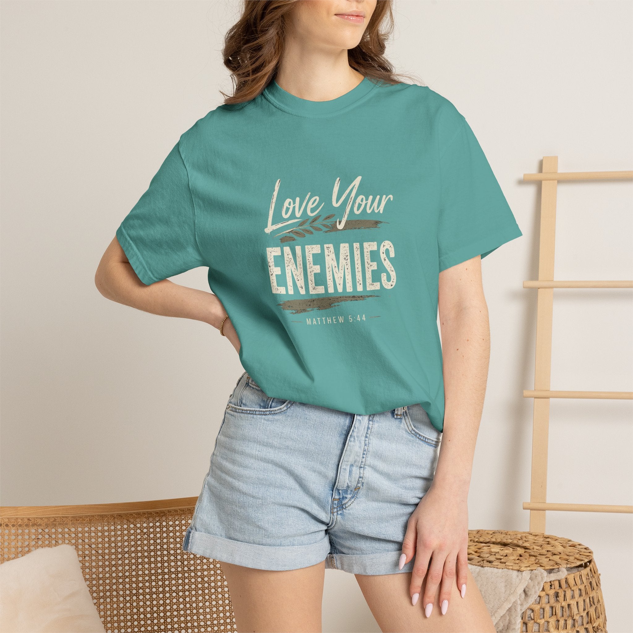Chick-Shirts ~ Love Your Enemies — Graphic Tee