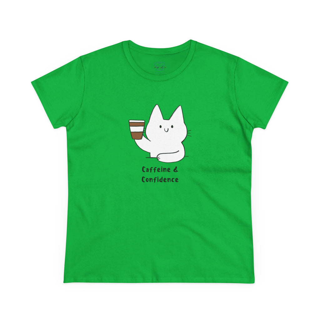 Chick-Shirts ~ Caffeine & Confidence -Women's Tee