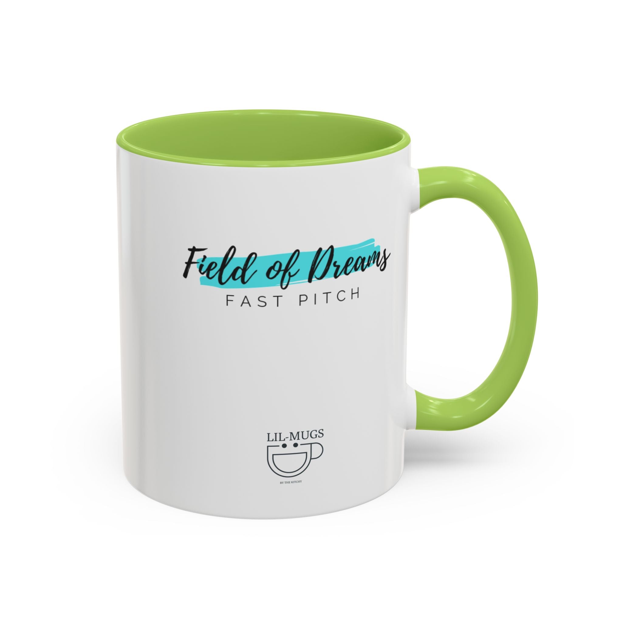 Lil-Mugs ~ Field of Dreams Fast Pitch Coffee Mug  11oz or 15oz Ceramic Coffee Cup