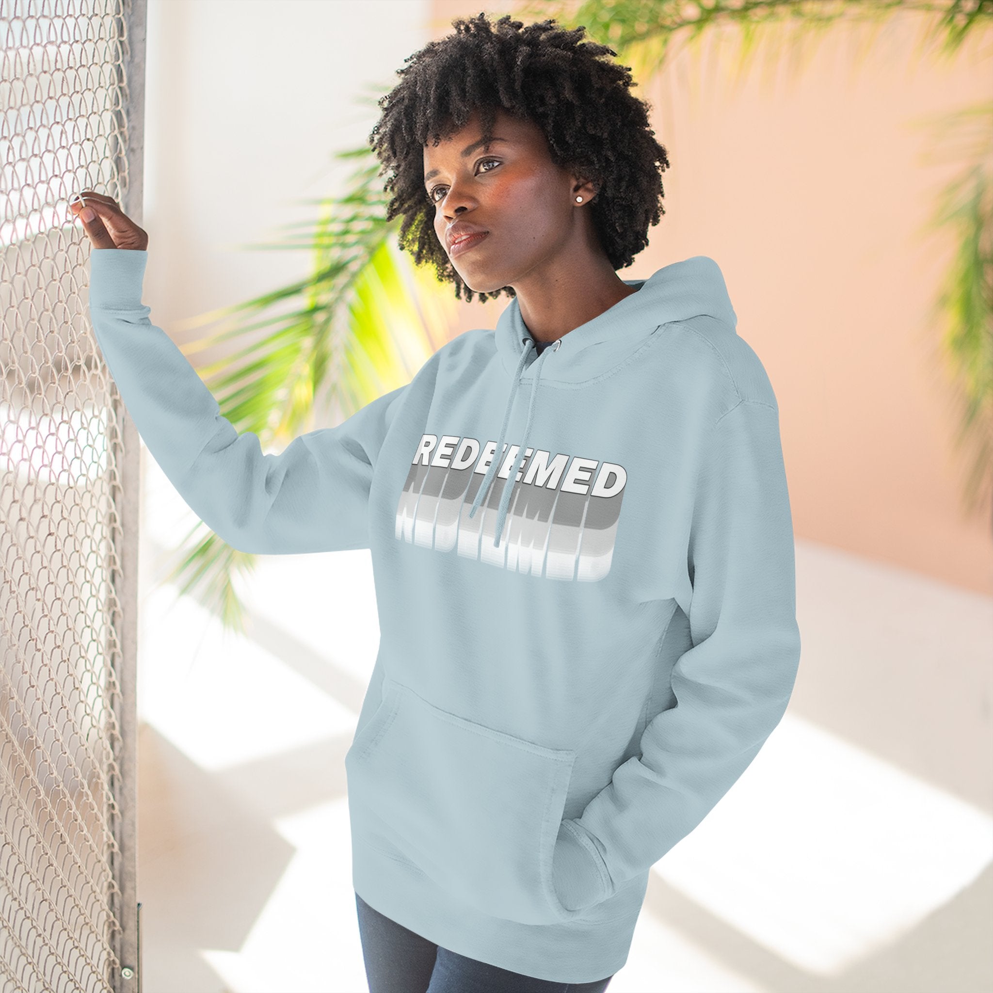 Chick-Shirts ~ Redeemed Inspirational Pullover Hoodie