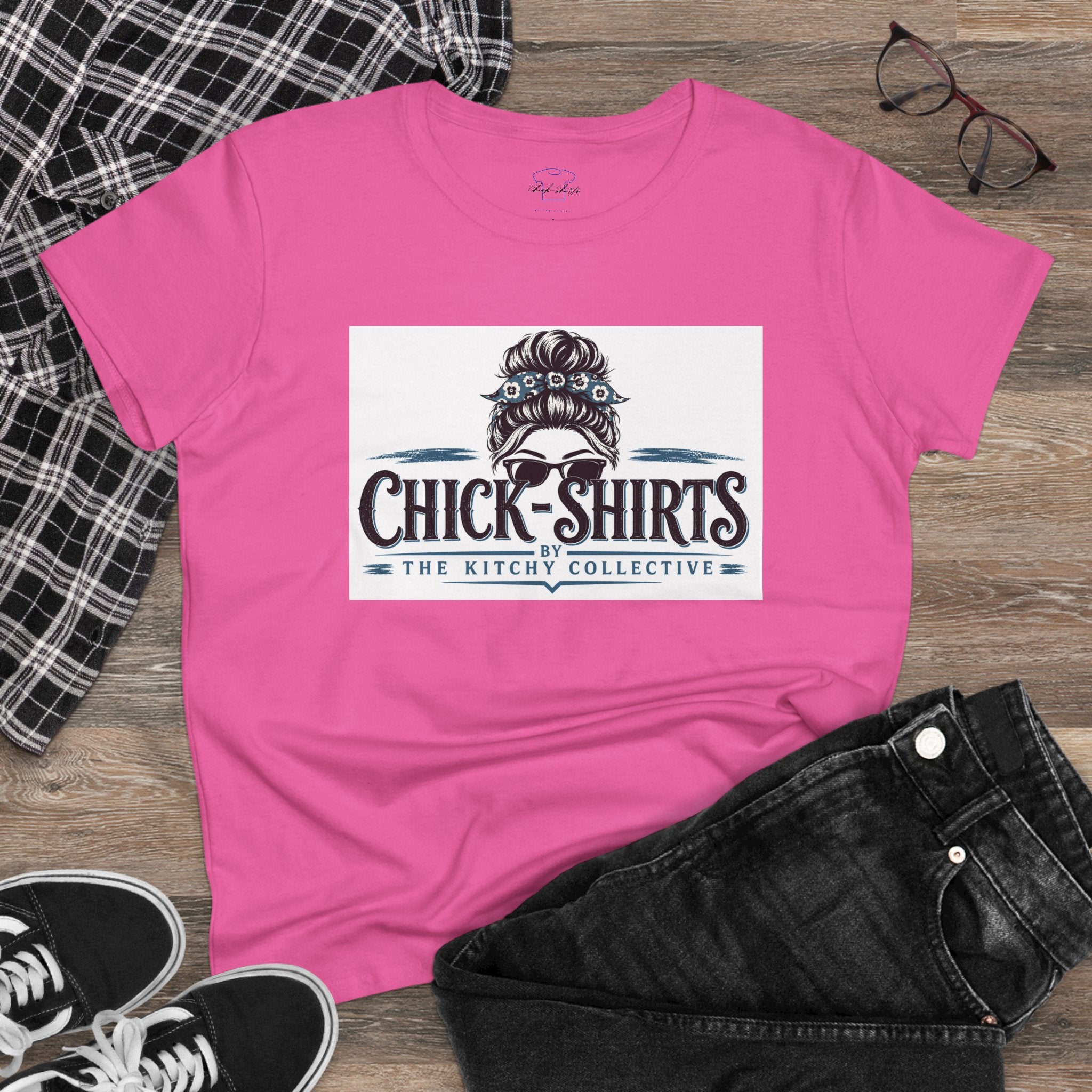 Chick-Shirts ~ LOGO Women's Cotton Tee