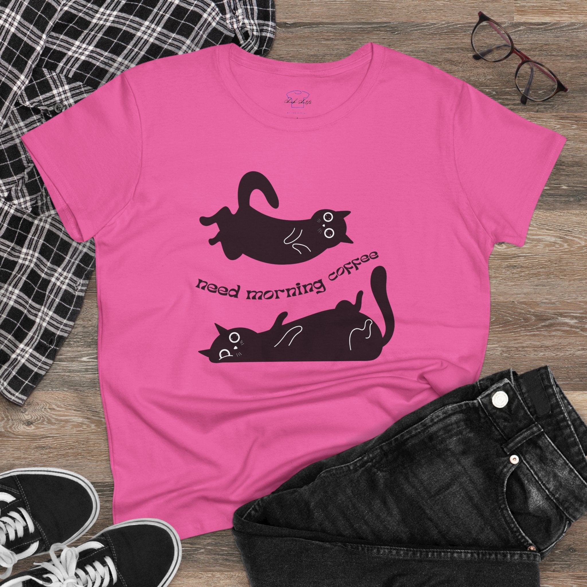 Chick-Shirts ~ Need Morning Coffee Women's Tee