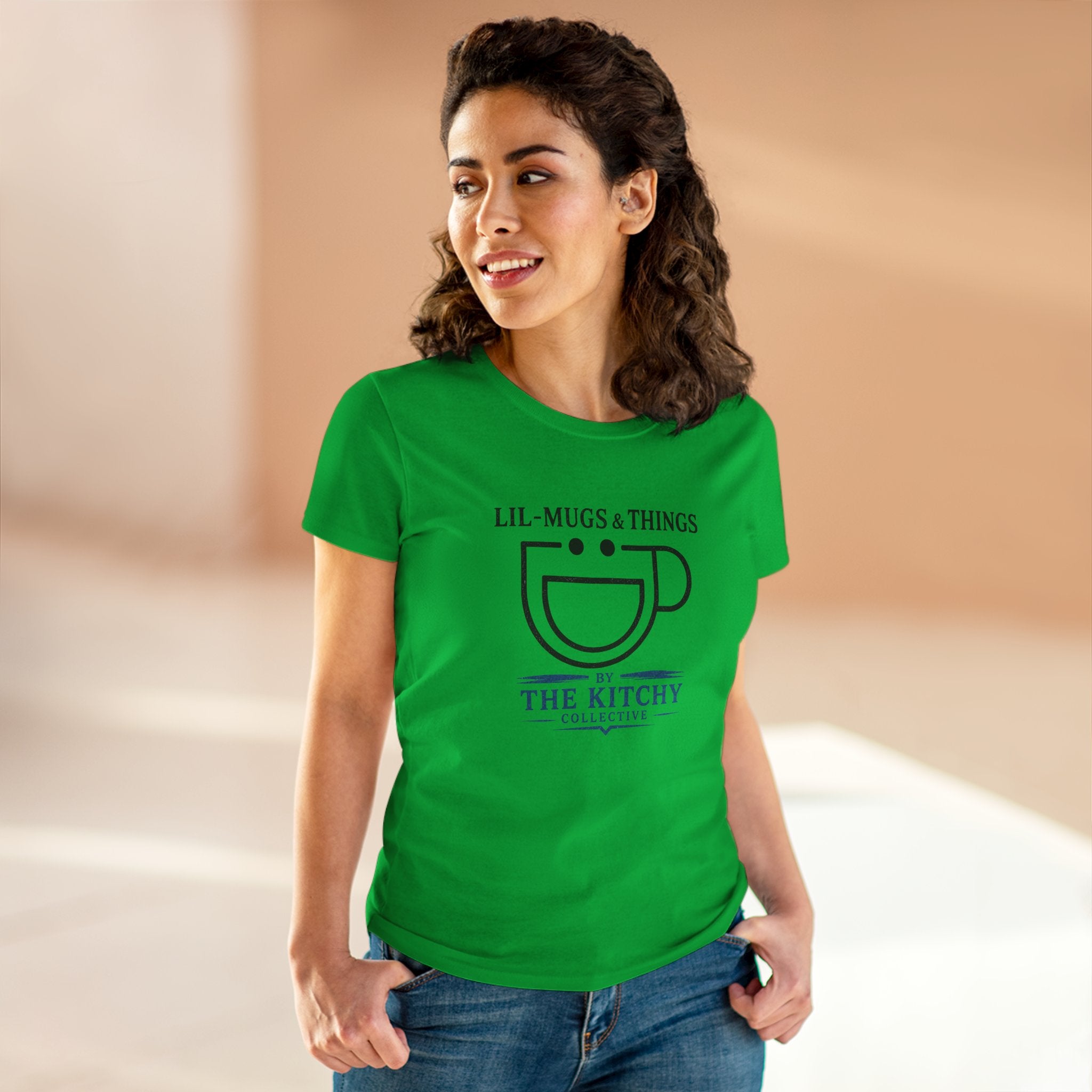 Chick-Shirts ~ Lil-Mugs & Things LOGO Women's Tee