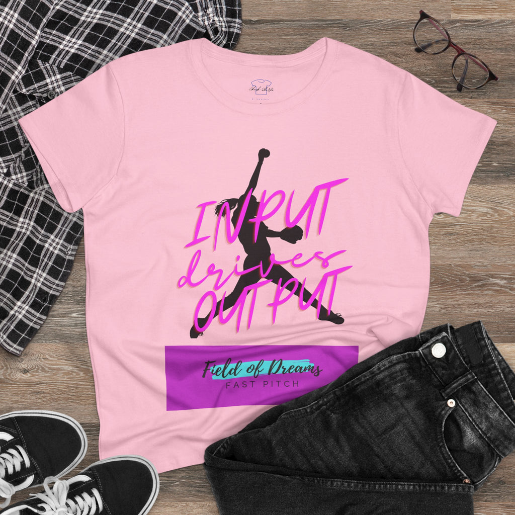 Chick-Shirts ~ Field of Dreams INPUT DRIVES OUTPUT Tee