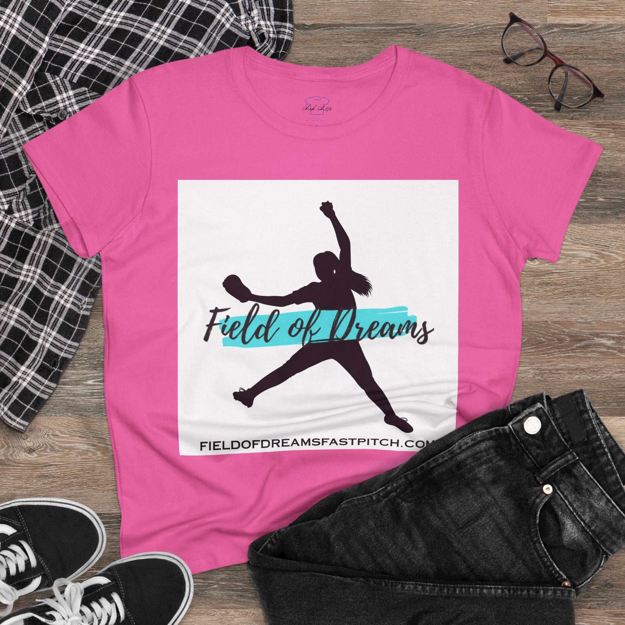 Chick-Shirts ~ Field Of Dreams Fastpitch Tee
