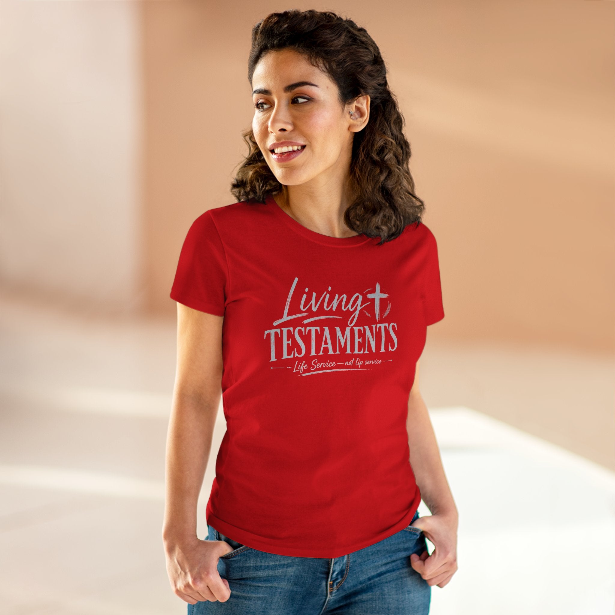 Chick-Shirts ~ Living Testaments  "Life Service — not lip service"