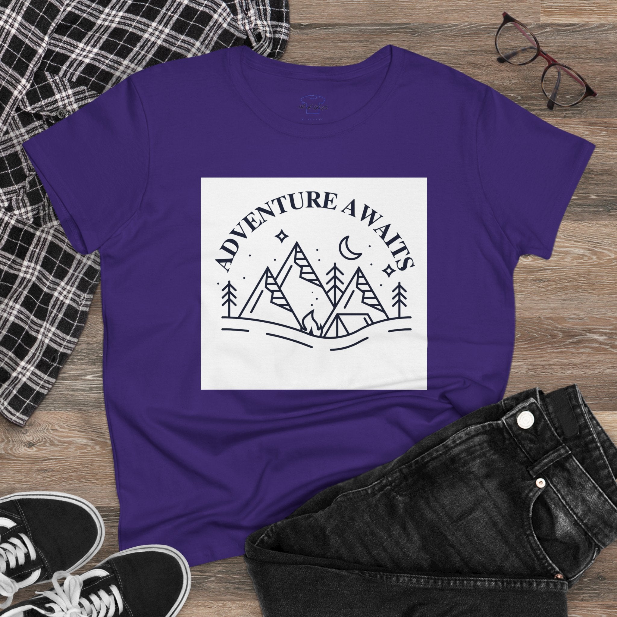Chick-Shirts ~ Adventure Awaits -Women's Tee