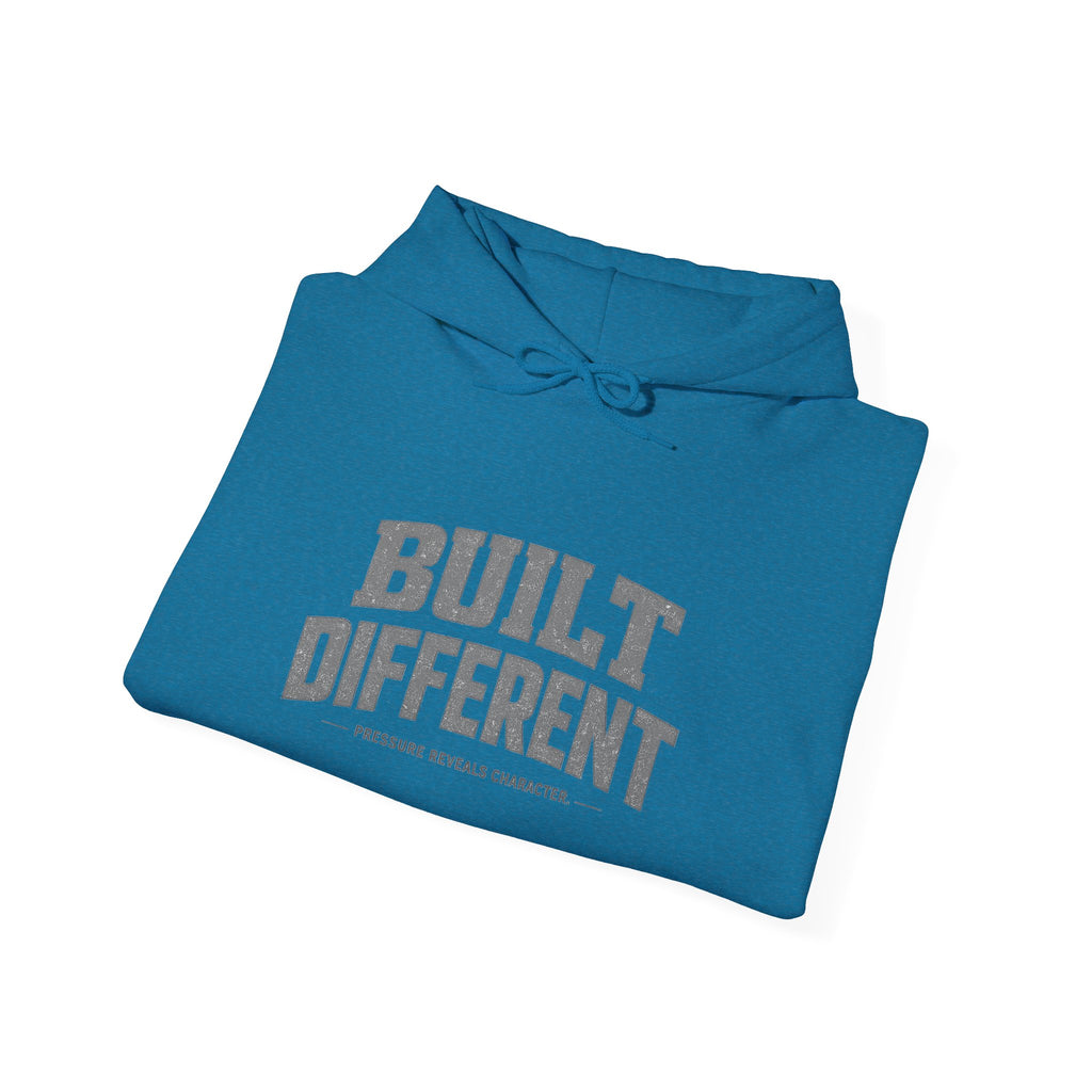 Dude-Shirts ~ Built Different  — Athletic Pullover Hoodie